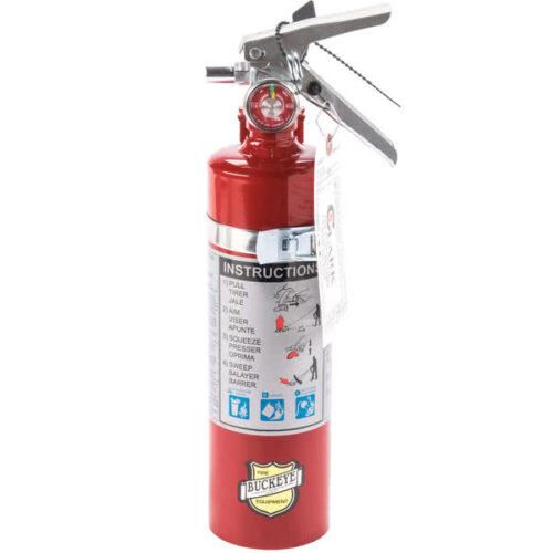 buckeye 2.5 lb Dry Chemical used for small scale fire protection
