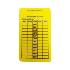 4YPTAG-25 4 YEAR PLASTIC INSPECTION TAG