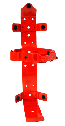 5lb red wall bracket for fire extinguisher