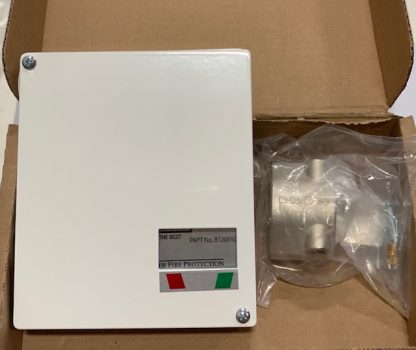 white control box assembly for fire security