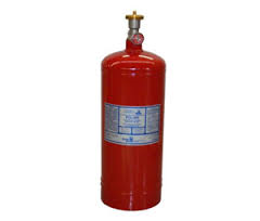 red tank fire extinguisher