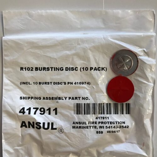 ansul bursting disc R-102 essential part for Ansul R-102 fire security system