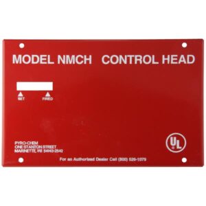 550101 PYRO CHEM CONTROL HEAD REPLACEMENT COVER