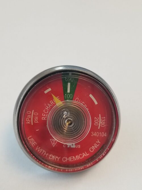 dry chemical gauge tester for fire security