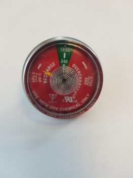 240 psi dry chem gauge for fire security