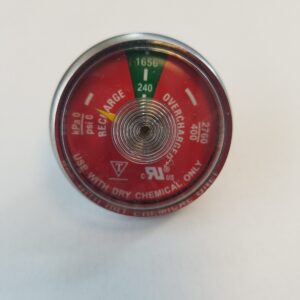 240 psi dry chem gauge for fire security