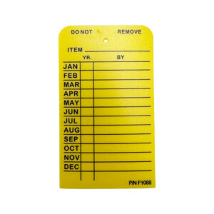 PTGNFS ONE YEAR PLASTIC INSPECTION TAG