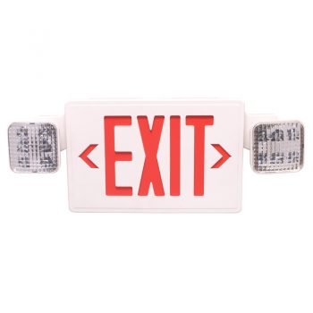 LED Light exit sign emergency light combo