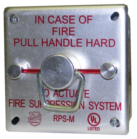 buckeye pull station used only for fire security emergency