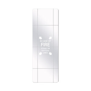 10CABGLASS-CV10 REPLACEMENT PLEXIGLASS PANEL FOR 10LB PLASTIC CABINETS