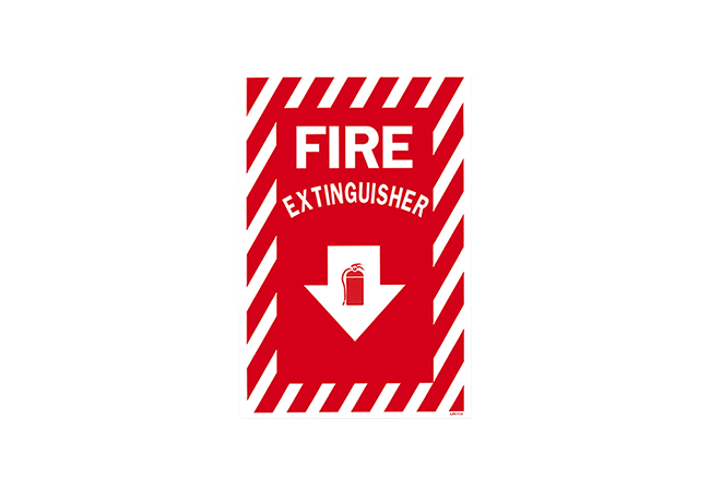 114-NFS 8"X12" VINYL SIGN WITH SELF ADHESIVE