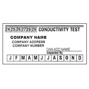 CTL CUSTOM CONDUCTIVITY TEST LABEL (ROLL OF 100)