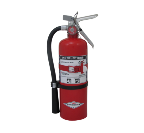 AMEREX 5 LB PURPLE K FIRE EXTINGUISHER. RATING 30B:C