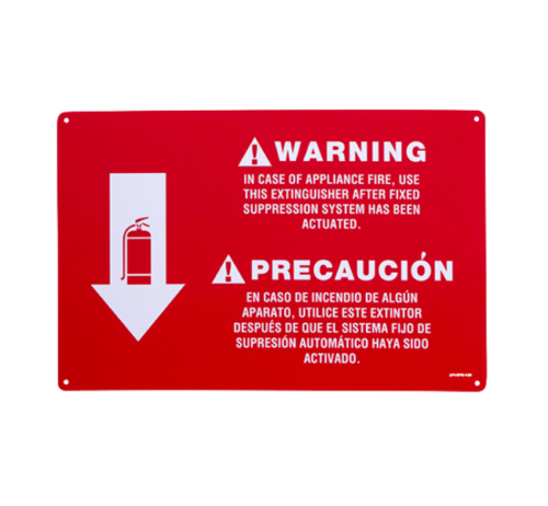BUCKEYE K CLASS SIGN RIGID PLASTIC