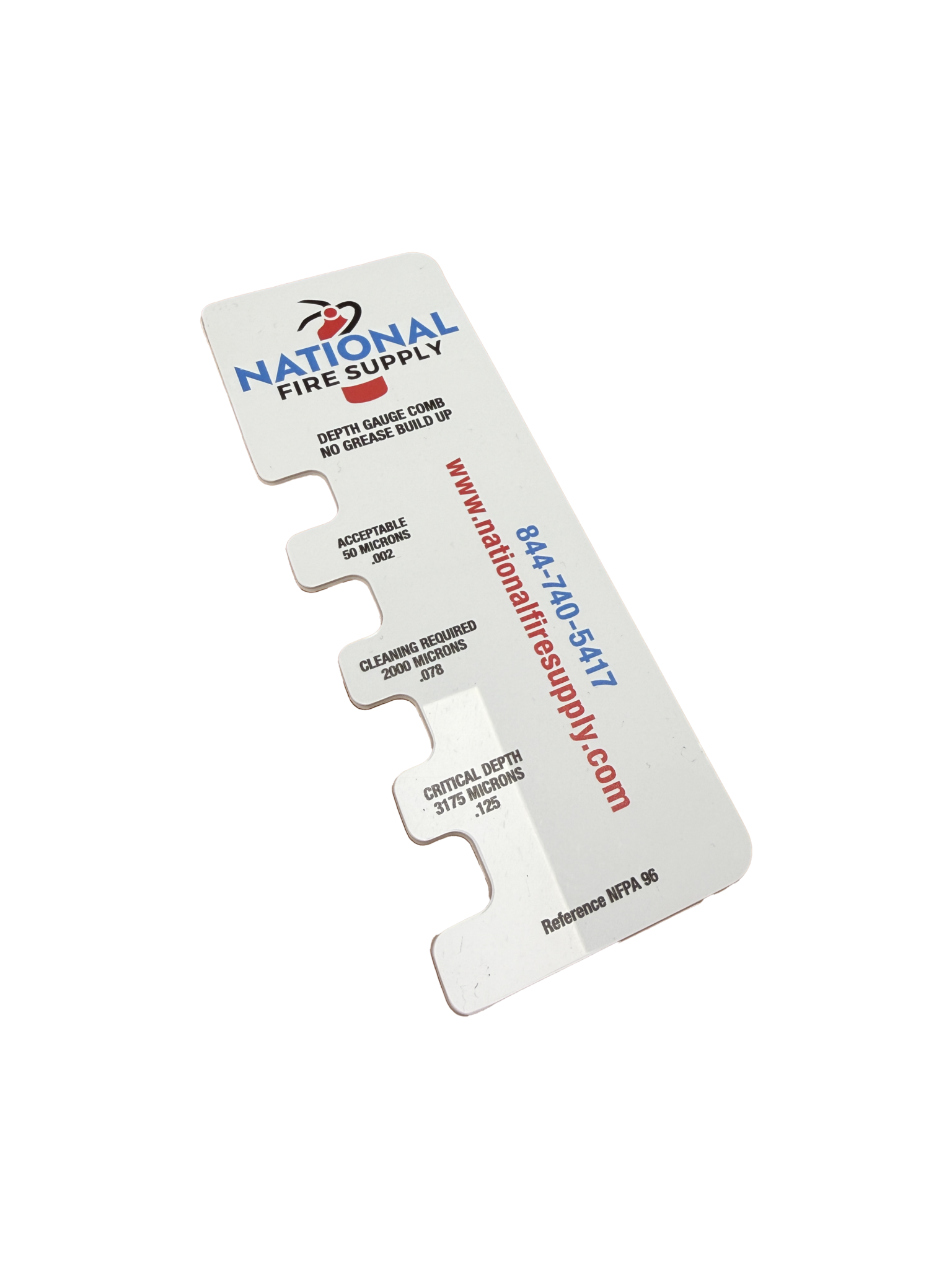 GCOMB PVC MOLDED GREASE GAUGE COMB | National Fire Supply