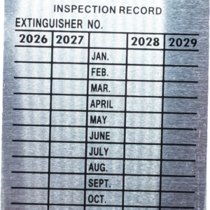 4YMTAG-26 4 YEAR METAL INSPECTION TAG - 100 PACK