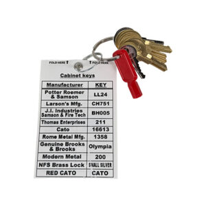 CAB-KEYS-NFS CABINET KEY SET W/ CROSS REFERENCE