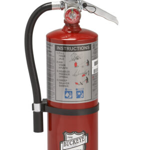 11014 BUCKEYE 5.5 LB BC DRY CHEMICAL FIRE EXTINGUISHER W/ WALL HOOK