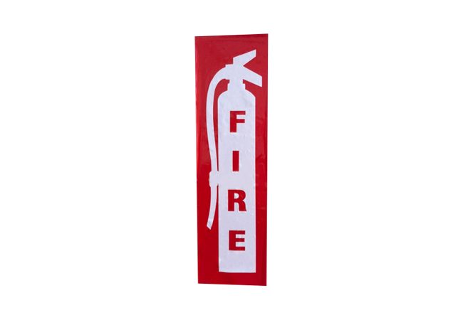 FSSTICKER REPLACEMENT ADHESIVE STICKER FOR BMFS FIRE STAND