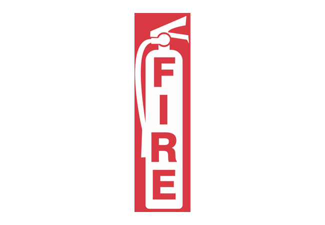 FSSTICKER REPLACEMENT ADHESIVE STICKER FOR BMFS FIRE STAND