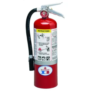 22435 KIDDE BADGER 5LB ABC EXTINGUISHER W/ WALL HOOK